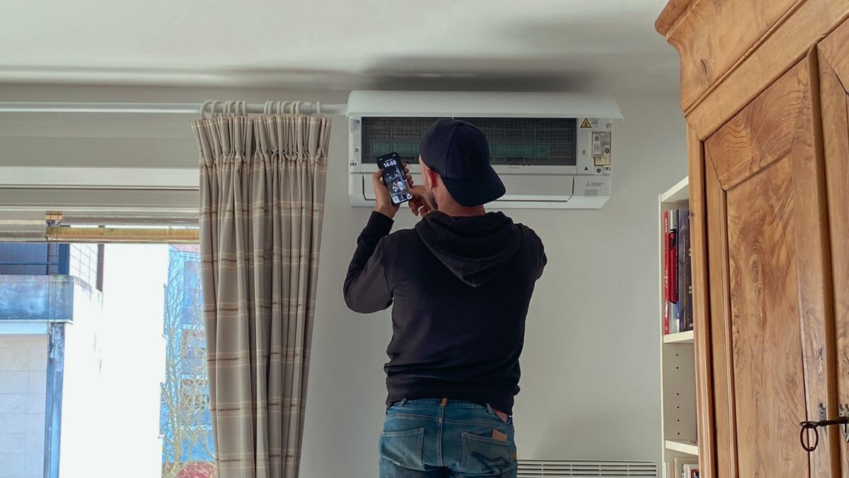 Installation intérieure ouverte pompe à chaleur air/air